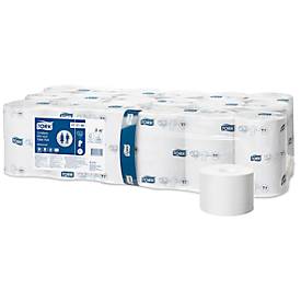 Tork® Toilettenpapier Tork Midi Advanced 472199, 2-lagig, weiß, Midsize Coreless System T7, 36 Rollena 900 Blatt, Papier