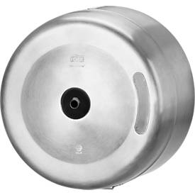 Tork® Toilettenpapierspender 472054, für SmartOne Toilettenpapier, Metall, Einzelblattausgabe, mit Sichtfenster, abschließbar