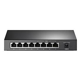 TP-LINK 8-Port 10/100Mbit/s-Desktop-Switch mit 4 PoE-Ports - Unmanaged - Fast Ethernet (10/100) - Vollduplex - Power over Ethernet (PoE) - Wandmontage