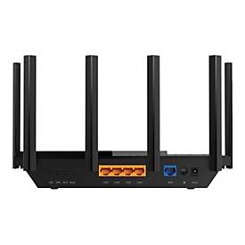 TP-LINK Archer AX5400 Dual-Band Gigabit Wi-Fi 6 Router - Wi-Fi 6 (802.11ax) - Dual-Band (2,4 GHz/5 GHz) - Ethernet/LAN - Schwarz - Tragbarer Router
