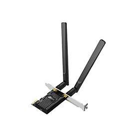 TP-LINK AX1800 Wi-Fi 6 Bluetooth 5.2 PCIe Adapter - Eingebaut - Kabellos - PCI Express - WLAN / Bluetooth - 1800 Mbit/s - Schwarz