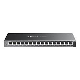 TP-Link JetStream TL-SG2016P V1 - Switch - L2+ - managed - 16 x 10/100/1000 - an Rack montierbar, oberflächenmontierbar