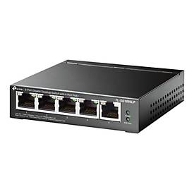 TP-Link TL-SG1005LP - V1 - Switch - unmanaged - 5 x 10/100/1000 (4 PoE+) - Desktop, wandmontierbar