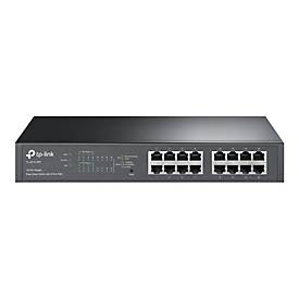 TP-Link TL-SG1016PE - Switch - Smart - 8 x 10/100/1000 (PoE+) + 8 x 10/100/1000 - Desktop, an Rack montierbar - PoE+ (11