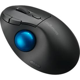 Trackball Kensington Pro Fit Ergo TB450, ergonomisch, Bluetooth, 2.4 GHz, 400/800/1200/1600 DPI, Plug & Play, schwarz