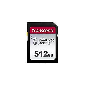Transcend 300S - Flash-Speicherkarte - 512 GB - Video Class V30 / UHS-I U3 / Class10 - SDXC UHS-I