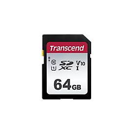 Transcend 300S - Flash-Speicherkarte - 64 GB - SDXC UHS-I