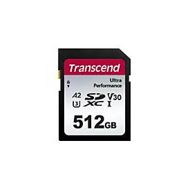 Transcend 340S - Flash-Speicherkarte - 256 GB - A2 / Video Class V30 / UHS-I U3 - SDXC UHS-I