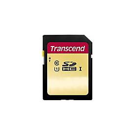 Transcend 500S - Flash-Speicherkarte - 16 GB - UHS-I U1 / Class10 - SDHC UHS-I