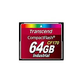 Transcend CF170 Industrial - Flash-Speicherkarte - 64 GB - 170x - CompactFlash