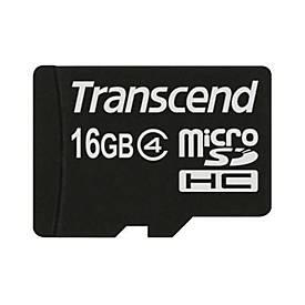 Transcend - Flash-Speicherkarte - 16 GB - Class 4 - microSDHC