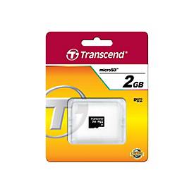 Transcend - Flash-Speicherkarte - 2 GB - microSD