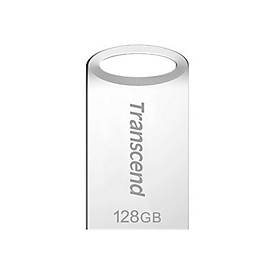 Transcend JetFlash 710 - USB-Flash-Laufwerk - 128 GB - USB 3.1 Gen 1 - Silber