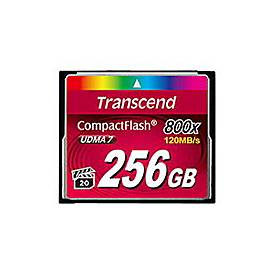 Transcend Premium - Flash-Speicherkarte - 256 GB - 800x - CompactFlash