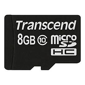 Transcend Premium - Flash-Speicherkarte - 8 GB - Class 10 - 133x - microSDHC
