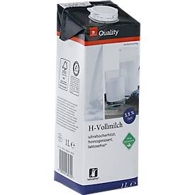 Transgourmet Quality H-Milch, laktosefrei, vegetarisch, 3,5%, 1 Liter