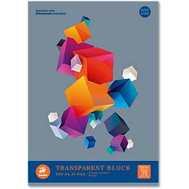 Transparentpapier Staufen® Edition Dürer, Format A4, 25 Blatt, Papier transparent, 1 Block