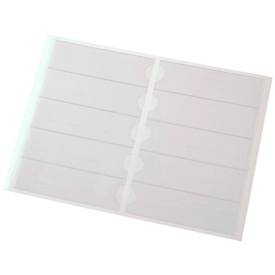 Transparenttasche, selbstklebend, Ordnerrücken schmal, 100 Stk.