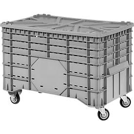 Transport- und Stapelgroßbehälter, fahrbar, 300 l