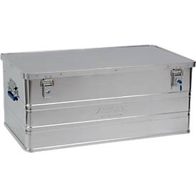 Transportbox Alutec CLASSIC 142, Aluminium, 142 l, L 895 x B 495 x H 375 mm, Zylinderschlösser