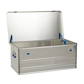 Transportbox Alutec COMFORT 140, Aluminium, 140 l, L 900 x B 492 x H 367 mm, stabiler Deckel