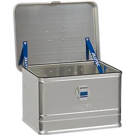 Transportbox Alutec COMFORT 30, Aluminium, 30 l, L 430 x B 335 x H 273 mm, stabiler Deckel