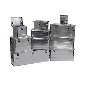 Transportbox Alutec COMFORT 6, Aluminium, 6 l, L 280 x B 215 x H 150 mm, stabiler Deckel