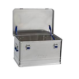 Transportbox Alutec COMFORT 60, Aluminium, 60 l, L 580 x B 385 x H 332 mm, stabiler Deckel