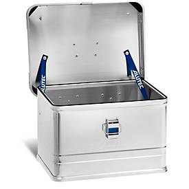 Transportbox Alutec INDUSTRY 30, Aluminium, 30 l, L 430 x B 355 x H 277 mm, mit Stapelecken, stabiler Deckel