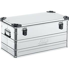 Transportbox Premium, Aluminium, mit Stapelecken