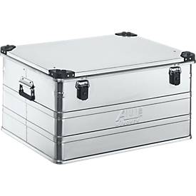 Transportbox Premium, Aluminium, mit Stapelecken