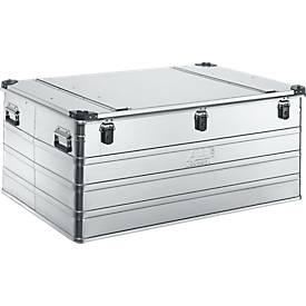 Transportbox Premium, Aluminium, mit Stapelecken