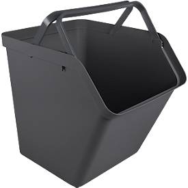 Transportbox Sunware® Sigma Home, Volumen 60 l, klappbare Handgriffe, L 493 x B 388 x H 448 mm, Recycling-Polypropylen, anthrazit