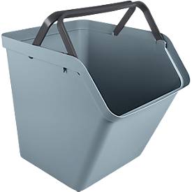 Transportbox Sunware® Sigma Home, Volumen 60 l, klappbare Handgriffe, L 493 x B 388 x H 448 mm, Recycling-Polypropylen, blau