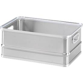 Transportkasten, stapelbar, ungelocht, 36 l