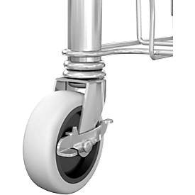 Transportroller, Edelstahl, für Container Slim Jim®, einfach