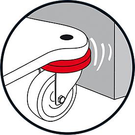 Transportroller 'Protection“ Mini MM 1355, Multiplex, L 330 x B 230 x H 88 mm, bis 200 kg