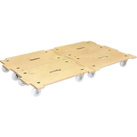 Transportroller Wagner Connect MM 1382, L 590 x B 390 x H 110 mm, Traglast 250 kg, beliebig kombinierbar