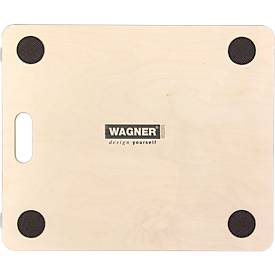 Transportroller Wagner MM 1086, bis 300 kg, 4 Anti-Rutsch-Punkte, Soft-Räder, L 595 x B 495 mm, FSC®-Multiplexplatte, naturfarben