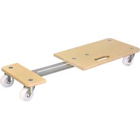 Transportroller Wagner MM 1331, längenverstellbar von 587-857 mm, Traglast 200 kg, mit Griffloch