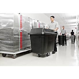 Transportwanne Rubbermaid Cube Truck, 0,33 m³, bis 181 kg, mit Rollen, schwarz