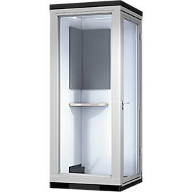 TRENDLINE CoWoCube 1 'Der Kompakte', B 1188 mm x L 1148 mm x H 2832 mm, Schallschutzpaket, 1x Steckdose