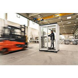 TRENDLINE CoWoCube 2 'Der Variable', B 2194 mm x L 1148 mm x H 2832 mm, Schallschutzpaket, 1x Steckdose