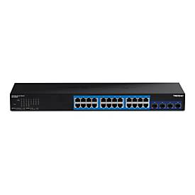 TRENDnet TEG 30284 - Switch - 28 Anschlüsse - Smart - an Rack montierbar