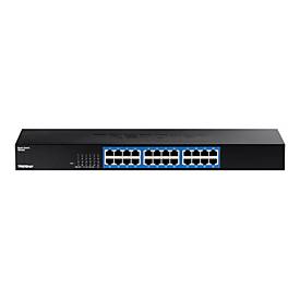 TRENDnet TEG S25 - Switch - 24 x 10/100/1000 - an Rack montierbar - TAA-konform