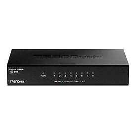 TRENDnet TEG S83 - Switch - 8 x 10/100/1000 - Desktop - TAA-konform