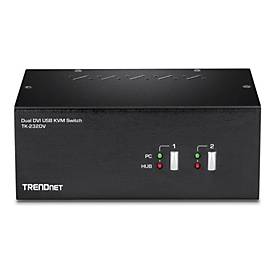 TRENDnet TK-232DV - KVM-/Audio-/USB-Switch - 2 Anschlüsse