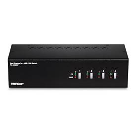 TRENDnet TK 440DP - KVM-/Audio-/USB-Switch - 4 x KVM/Audio/USB - 1 lokaler Benutzer - Desktop - TAA-konform