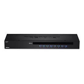 TRENDnet TK 803R - KVM-Switch - 8 Anschlüsse - an Rack montierbar