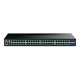 TRENDnet TPE-3524S - Switch - 52 Ports, Web - L2+ - Smart - 48 x 10/100/1000 (PoE+) + 4 x 10 Gigabit SFP+